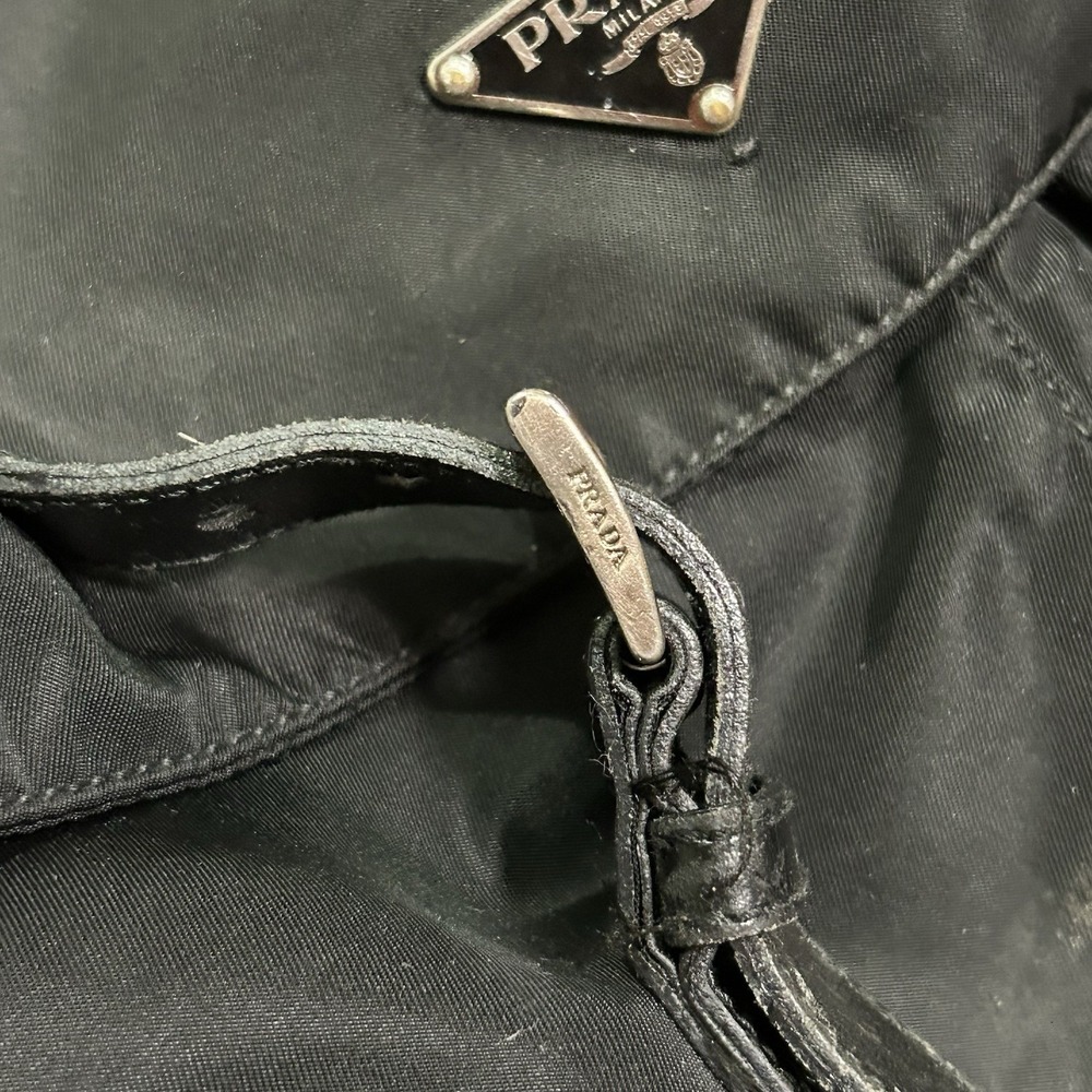 Prada vela black nylon messenger bag purse crossbody designer luxury Read - Picture 7 of 16